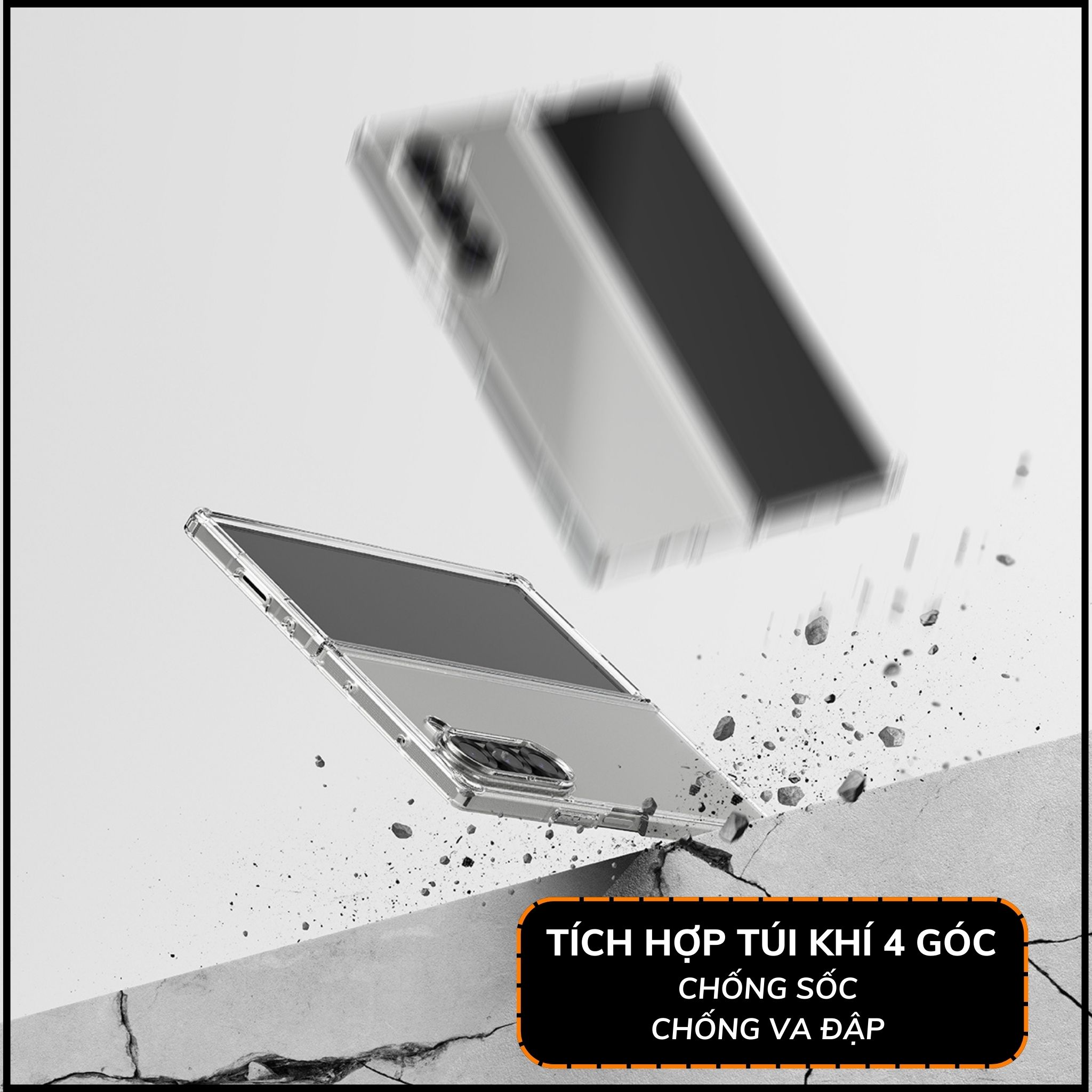 Ốp lưng samsung z fold 7, zfold 6 RINGKE chính hãng trong suốt chống sốc FUSION chống ố vàng phụ kiện huỳnh tân store