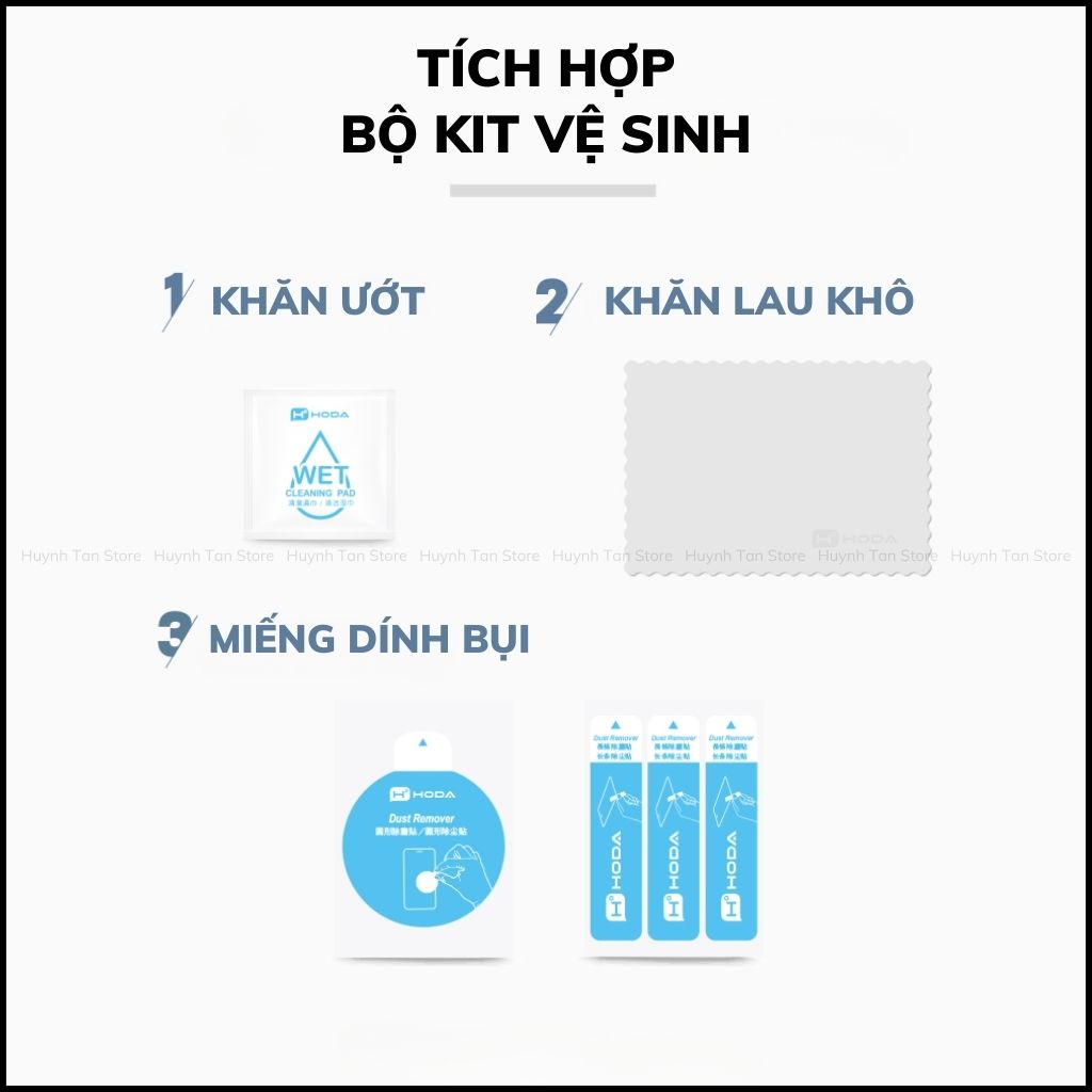 Kính cường lực iphone 16 Pro Max trong suốt full màn kèm khung tự dán chính hãng HODA