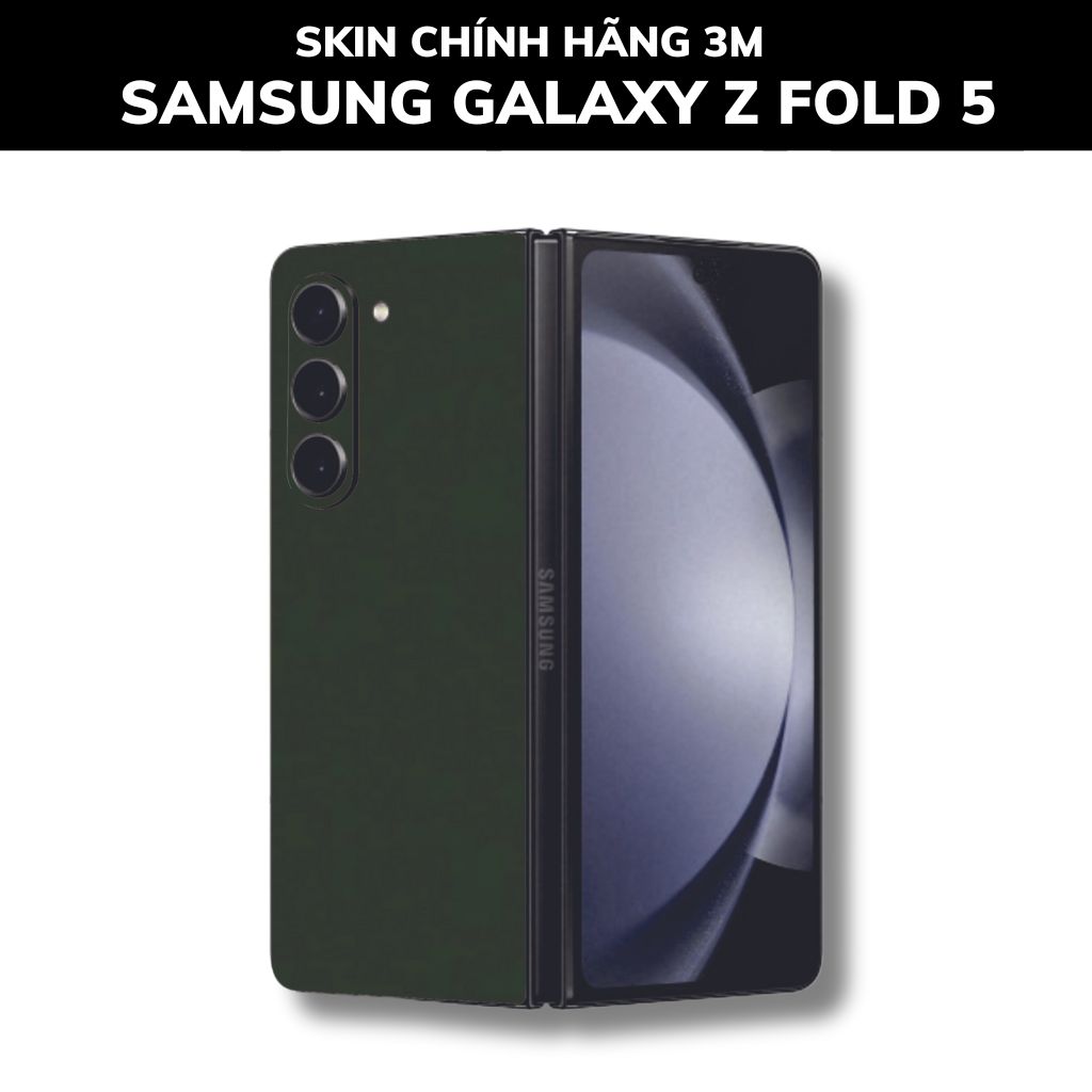 dán skin 3m samsung galaxy z fold 5 full body, camera phụ kiện điện thoại huỳnh tân store - Grass Green