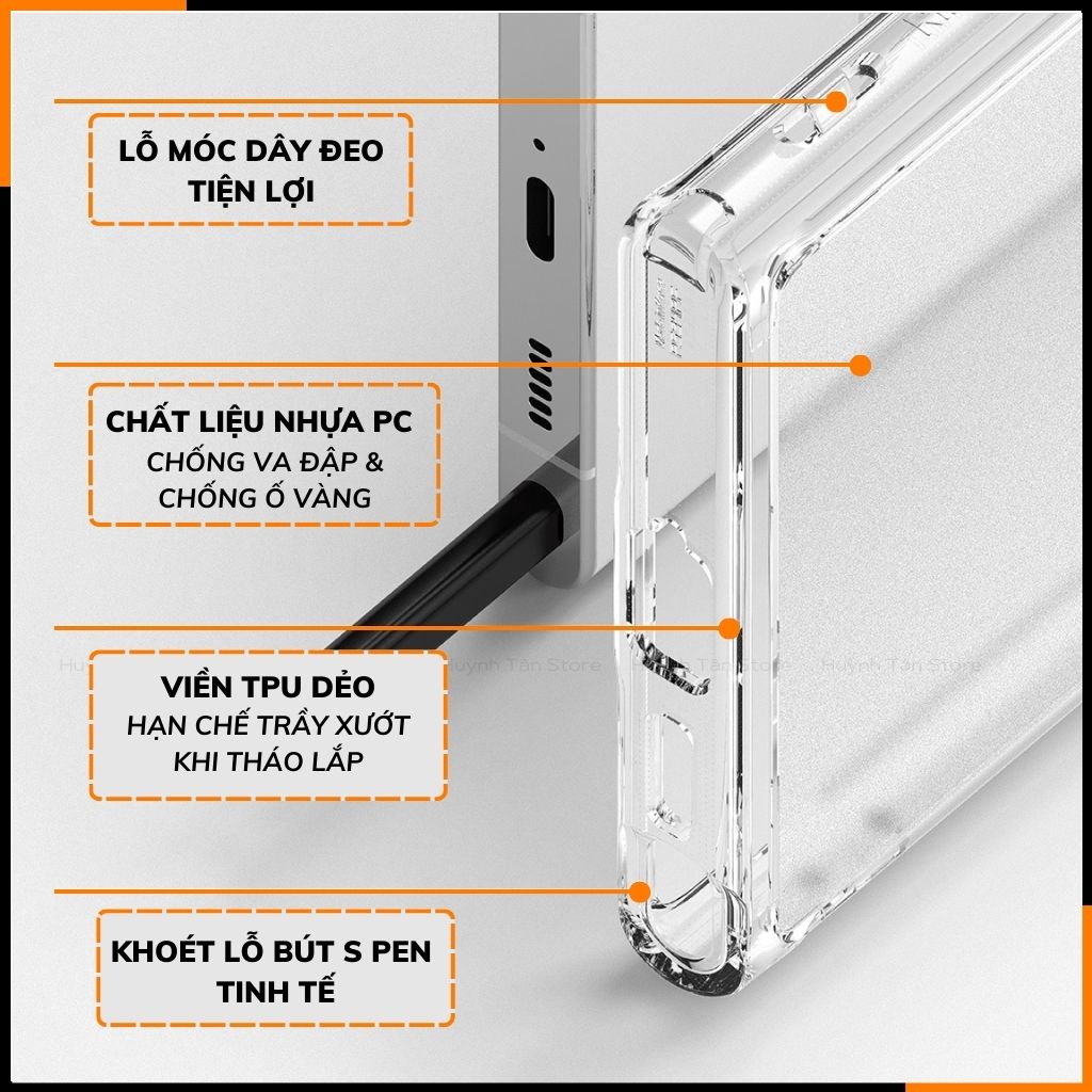 Ốp lưng Samsung S25 S25 Plus S25 Ultra / S24 S24 Plus S24 Ultra chống sốc Ringke chính hãng Korea bảo vệ camera phụ kiện huỳnh tân store