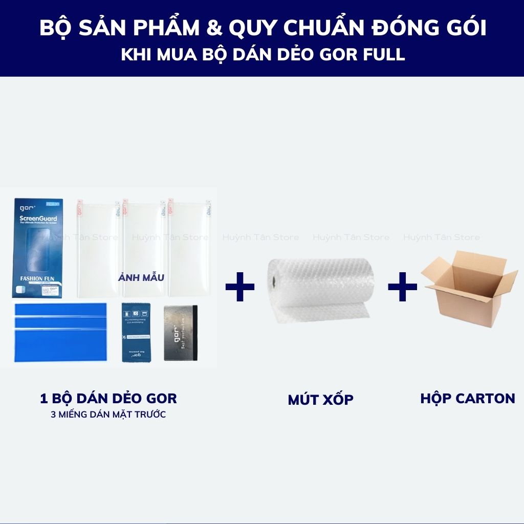 Dán màn hình samsung note 8 gor dẻo trong suốt chính hãng phụ kiện điện thoại huỳnh tân store