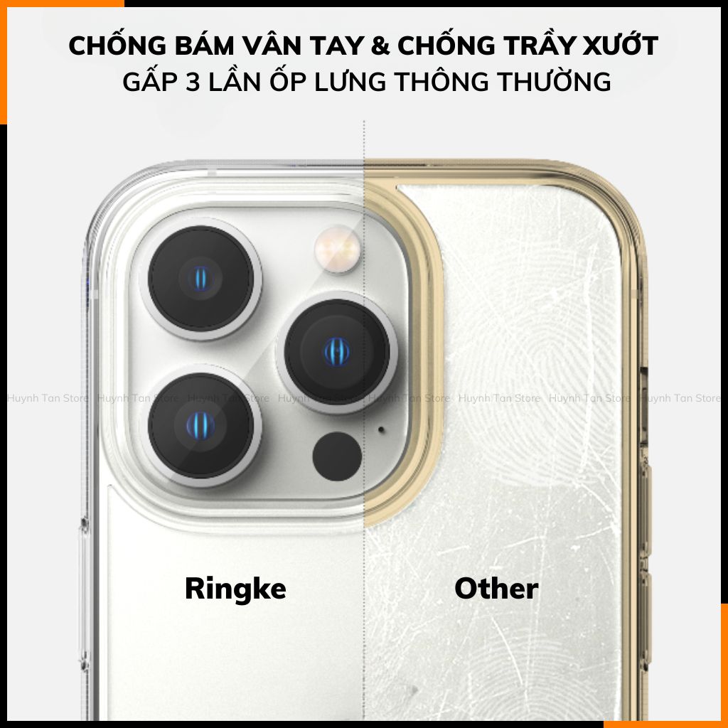 Ốp lưng iphone 16 Pro RINGKE chính hãng trong suốt chống sốc FUSION X chống ố vàng huỳnh tân store