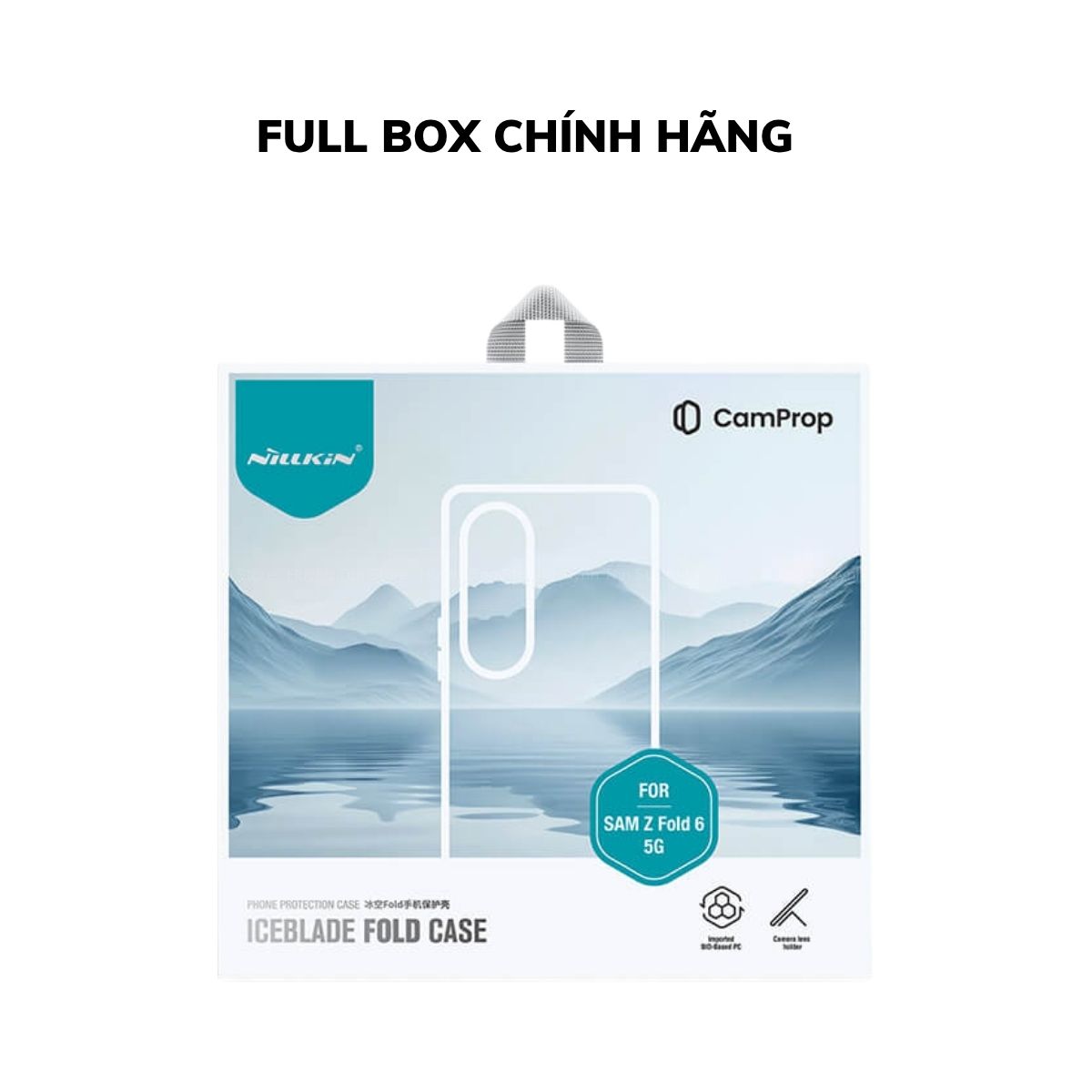 Ốp lưng Samsung Z Fold 6 có giá đỡ bảo vệ camera Nillkin Iceblade Prop