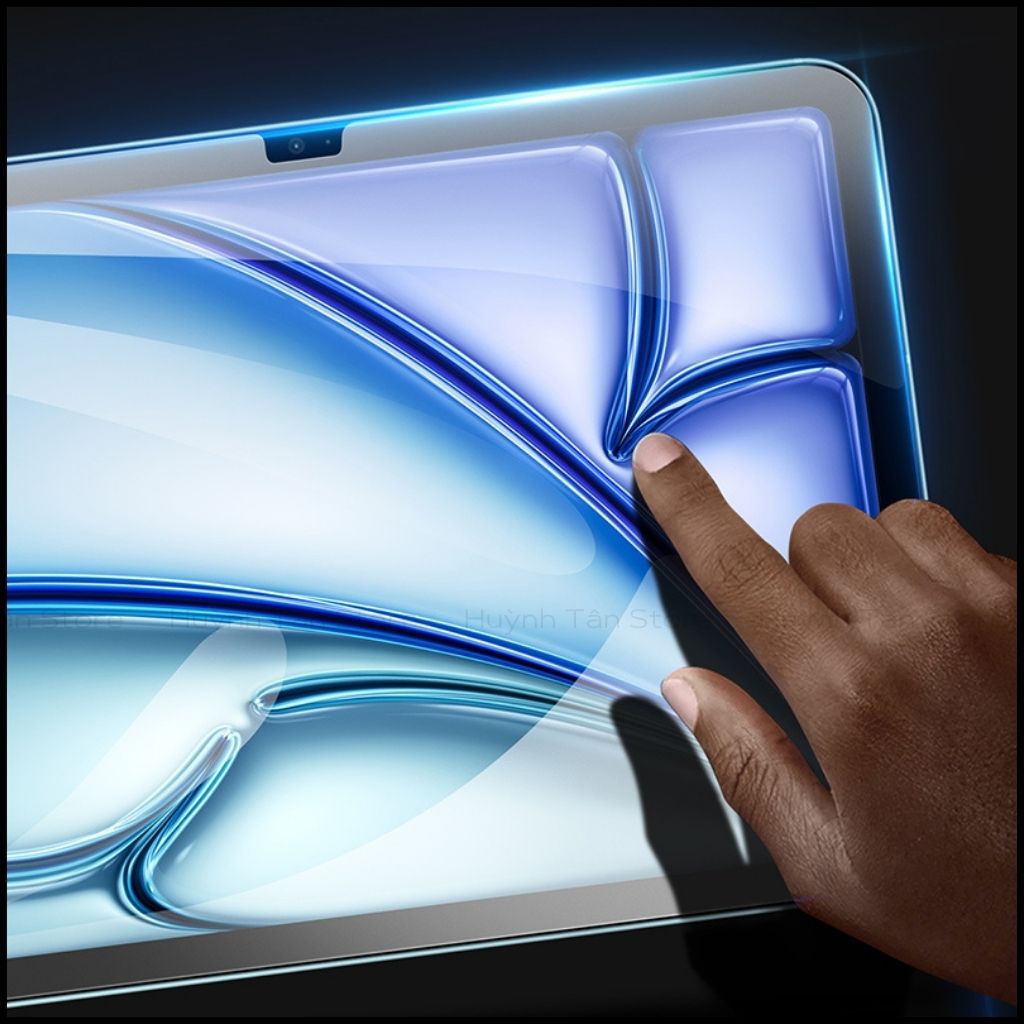 Cường lực ipad Air  6 11 inch trong suốt KHÔNG VIỀN ĐEN chống bám vân tay chính hãng DUXDUCIS phụ kiện