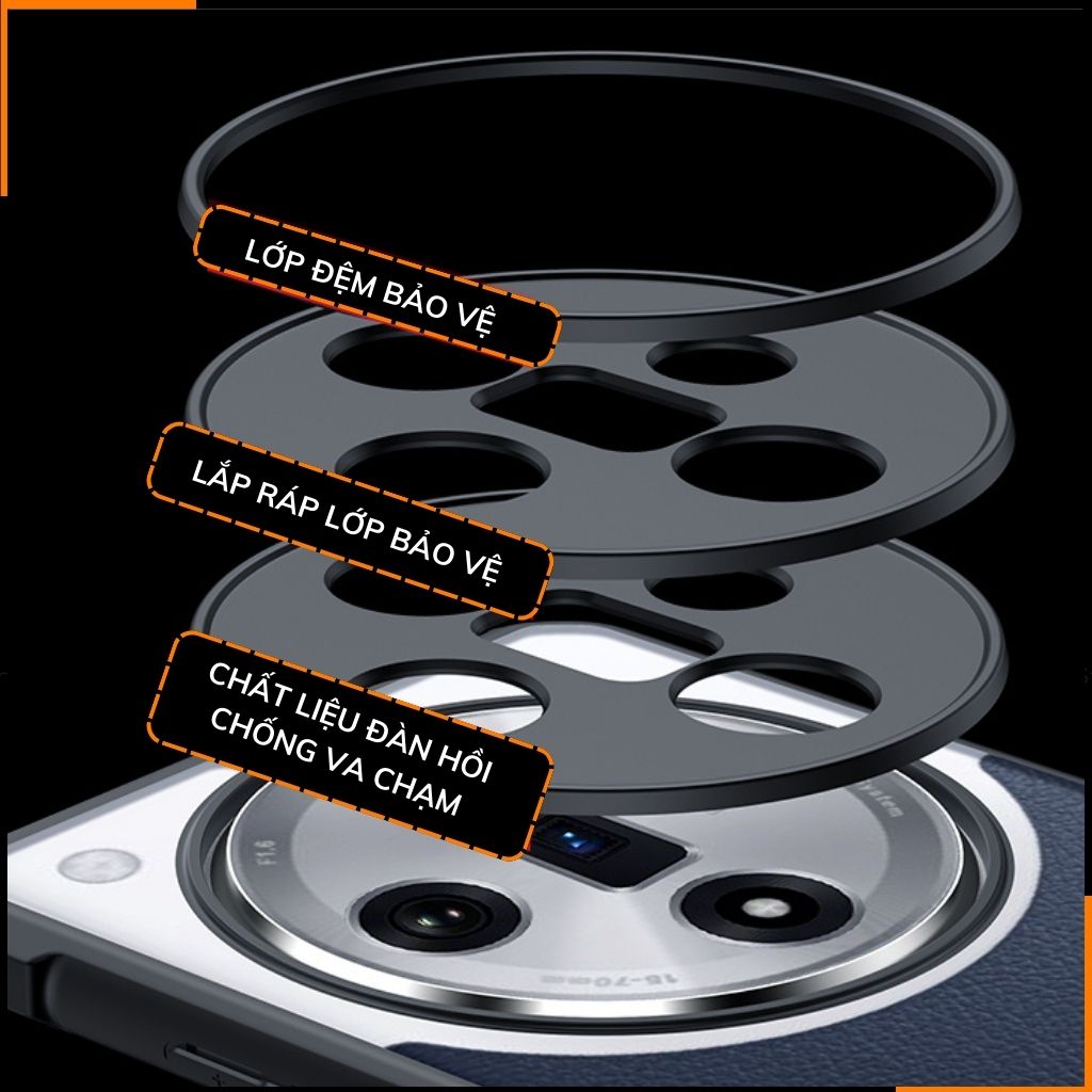 Ốp lưng oppo find x7, x7 ultra chống sốc xundd bảo vệ camera chính hãng chống ố vàng phụ kiện điện thoại huỳnh tân store