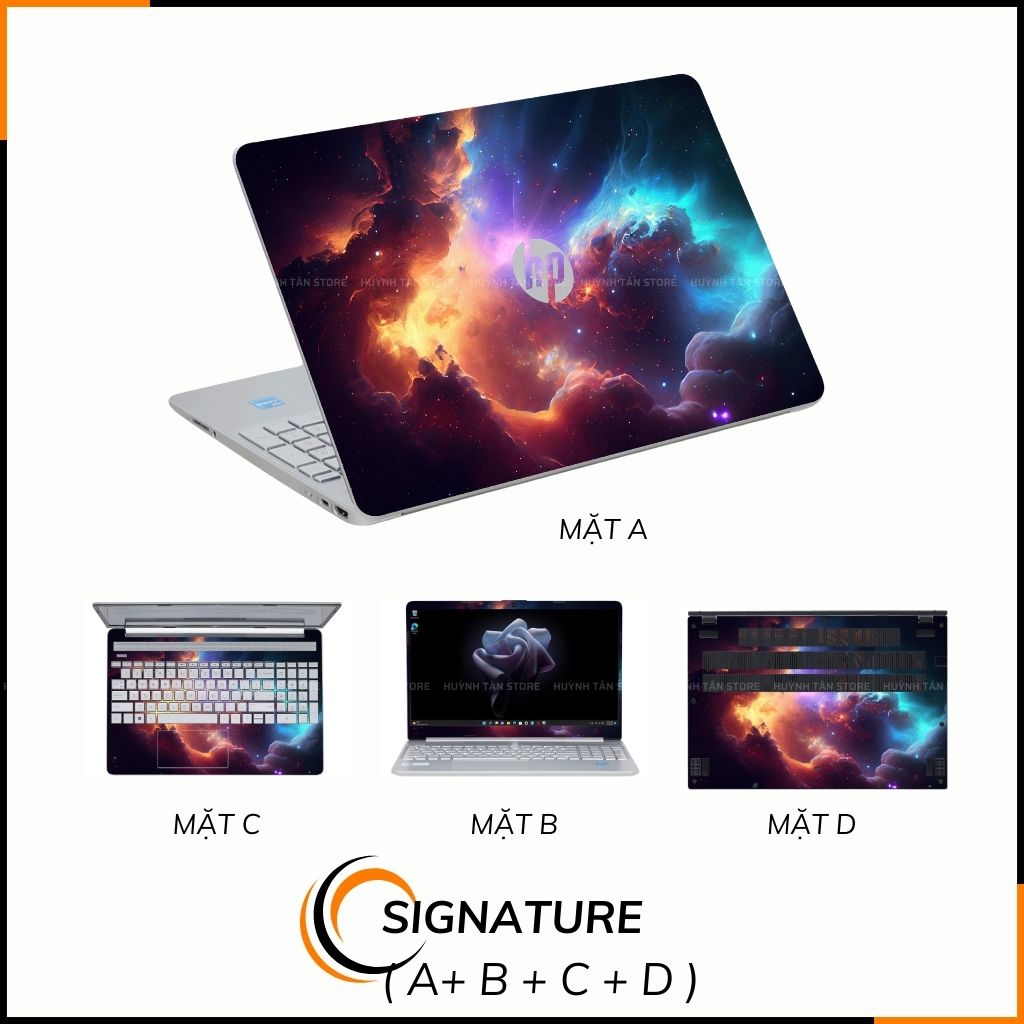 Dán skin laptop asus, dell , acer, hp, msi chính hãng ORAFOL nhập khẩu ĐỨC - SKIN 3M - LAPTOP - GALAXY - SKN D01 phụ kiện điện thoại huỳnh tân store