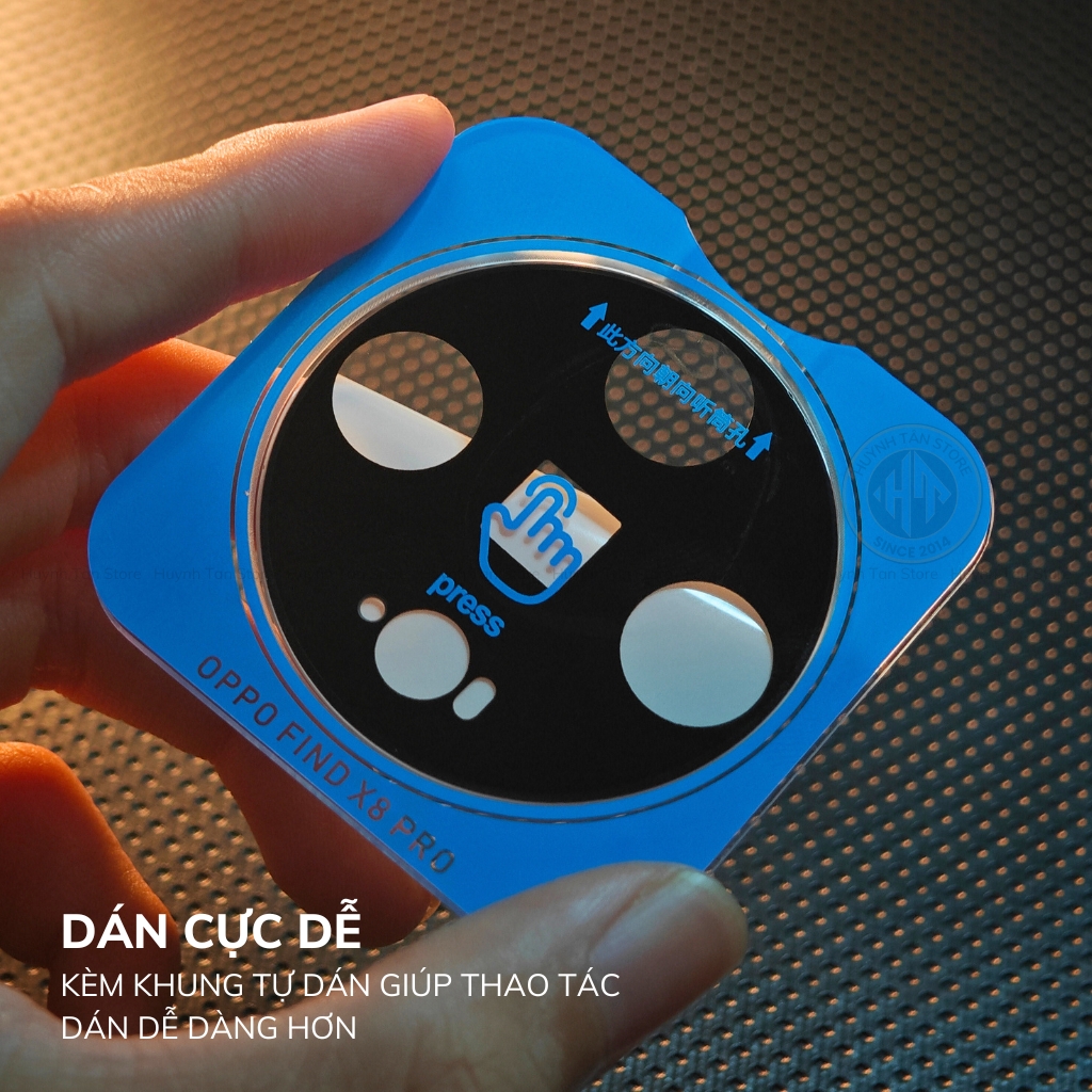 Kính cường lực camera Oppo Find X8 Ultra , X8 Pro , X8 , X7 Ultra, X7, Find N5 FULL ĐEN chống chói công nghệ AR có khung tự dán bảo vệ toàn diện phụ kiện huỳnh tân store