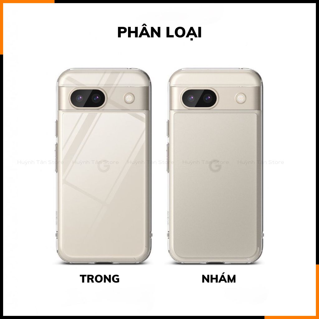 Ốp lưng pixel 8A RINGKE chính hãng trong suốt chống sốc FUSION X chống ố vàng phụ kiện điện thoại huỳnh tân