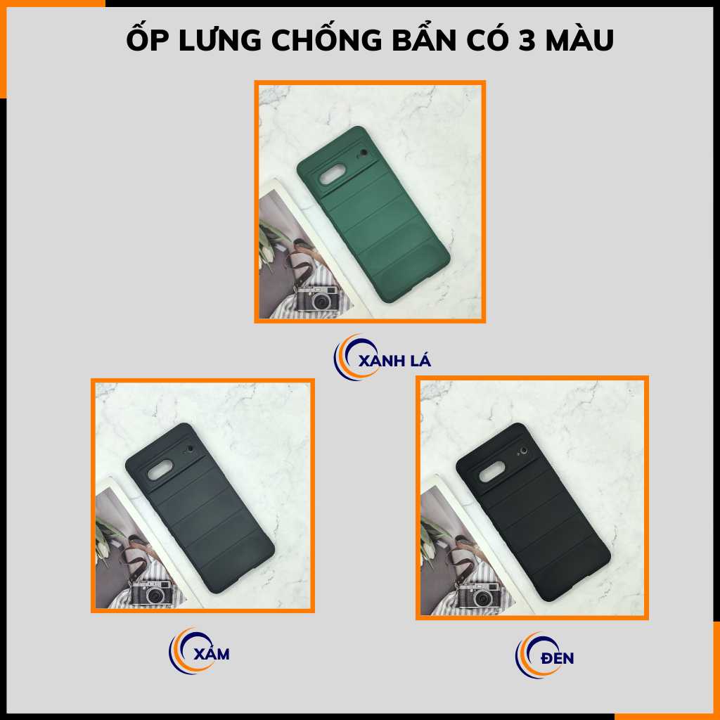 Ốp lưng google pixel 7 chống sốc CHỐNG BẨN bảo vệ camera phụ kiện điện thoại huỳnh tân store    