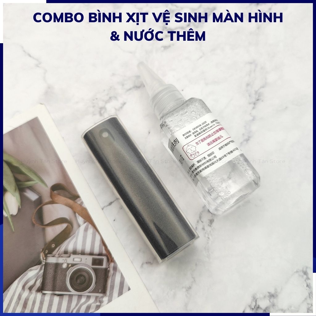 Bình xịt vệ sinh màn hình điện thoại ipad laptop đa chức năng nano hitech chống bám bẩn phụ kiện huỳnh tân store