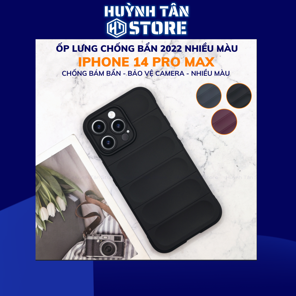 Ốp lưng iphone 14 pro max chống sốc CHỐNG BẨN 2022 bảo vệ camera phụ kiện điện thoại huỳnh tân store