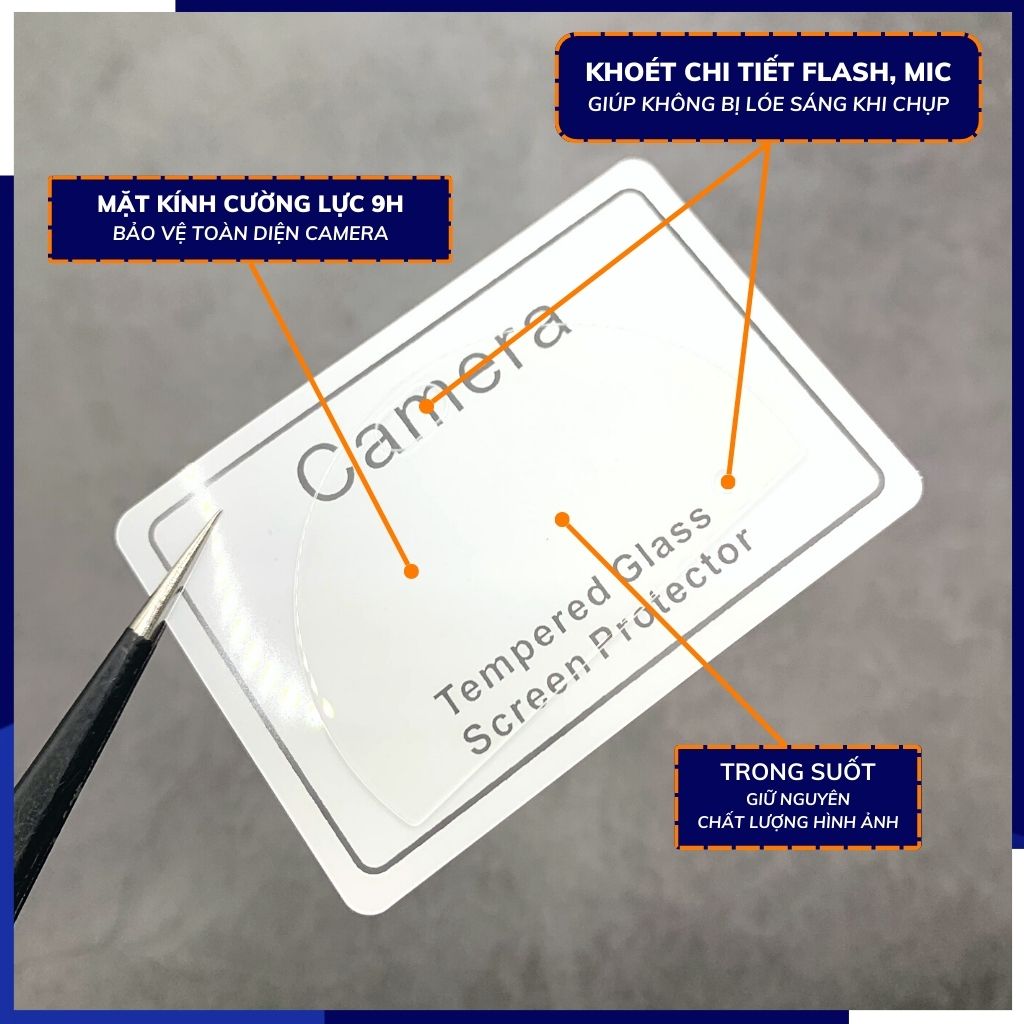 Cường lực camera oppo find x6 pro trong suốt bảo vệ cụm camera phụ kiện điện thoại huỳnh tân store