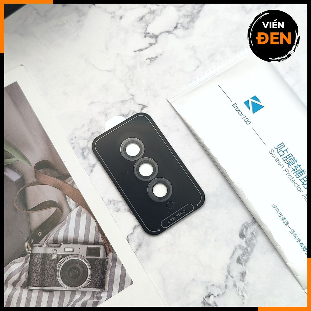 Cường lực camera z fold 5 chính hãng KUZOOM viền nhiều màu chất lượng rõ nét phụ kiện huỳnh tân store