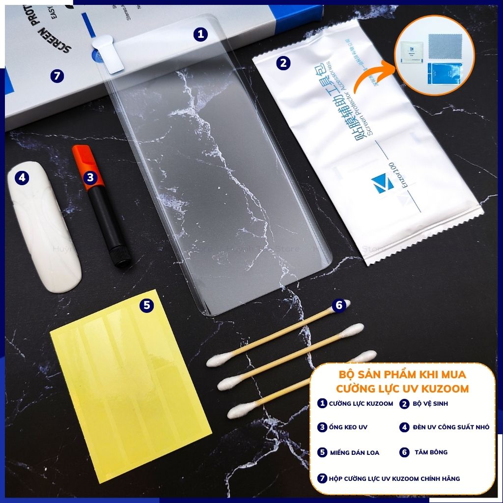 cường lực oppo find x6 UV trong suốt keo lỏng chính hãng kuzoom chống va đập vân tay nhạy phụ kiện điện thoại huỳnh tân store