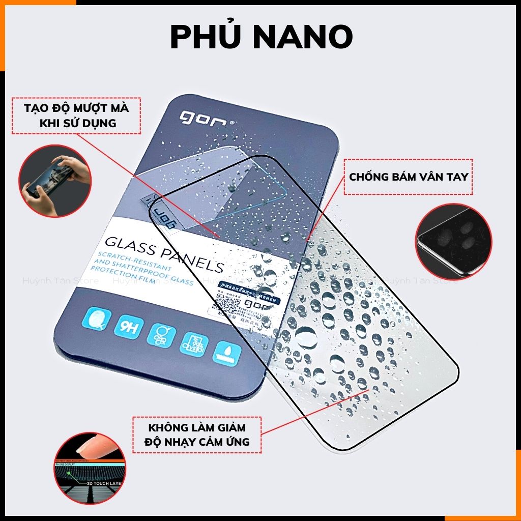 Cường lực google pixel 7a trong suốt FULL MÀN chống bám vân tay chính hãng GOR phụ kiện huỳnh tân store    