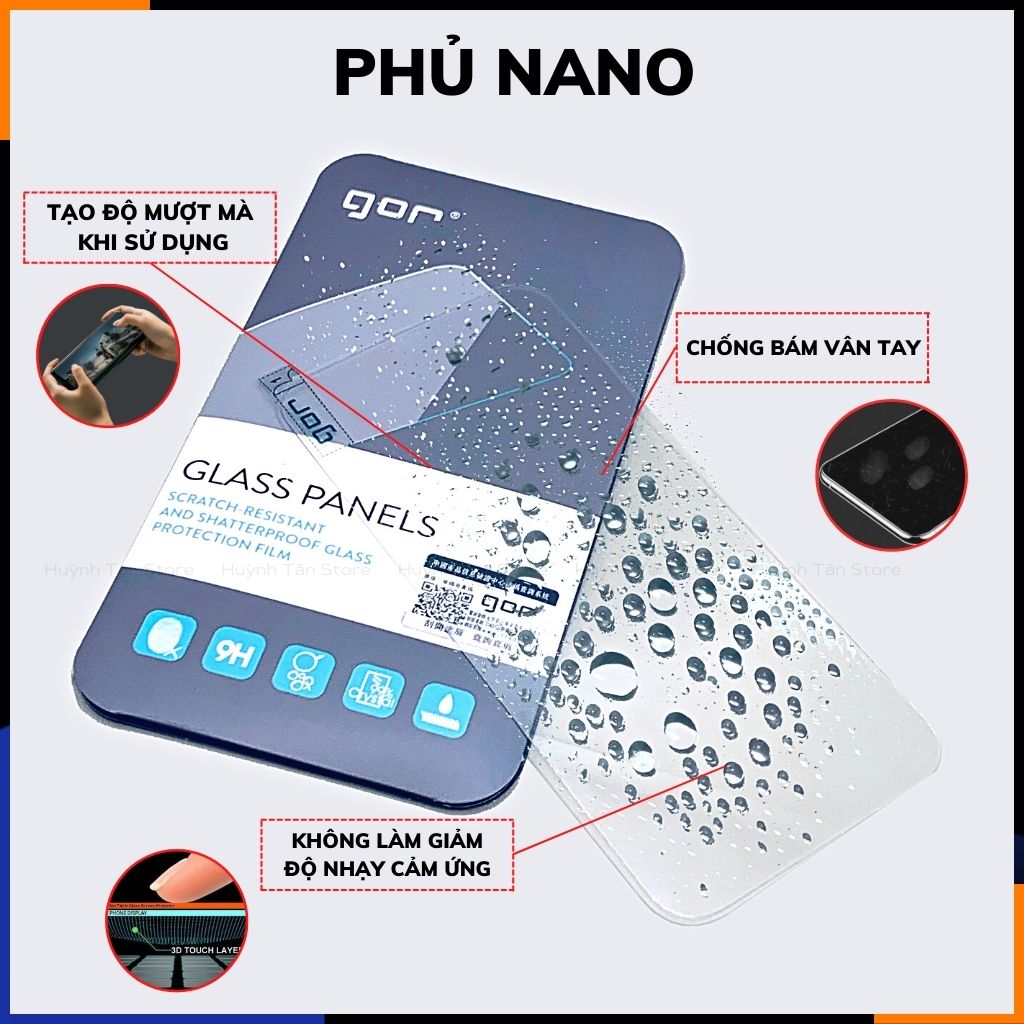Kính cường lực asus rog phone 7 trong suốt không full màn chính hãng Gor phụ kiện điện thoại huỳnh tân store