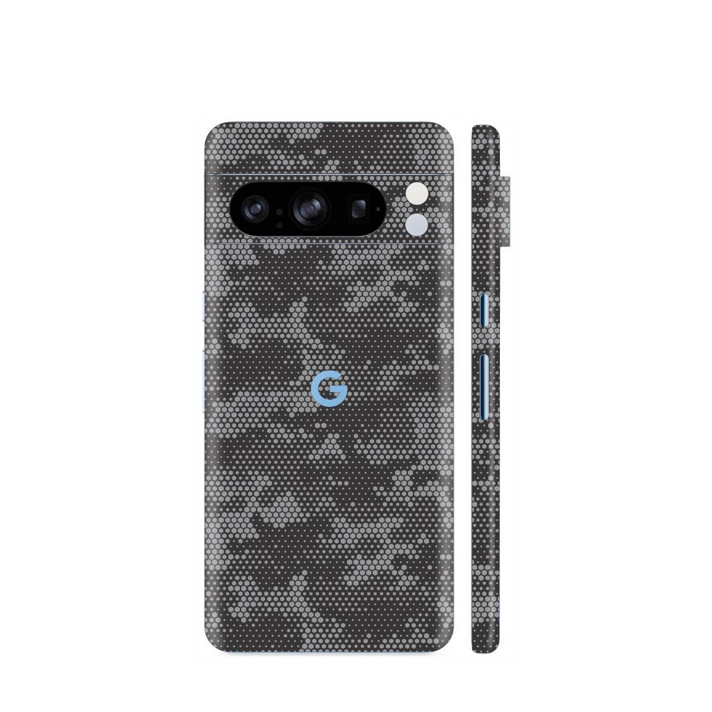 Dán skin điện thoại Pixel 8, Pixel 8 Pro full body và camera nhập khẩu chính hãng USA phụ kiện điện thoại huỳnh tân store - MAMBA BLUE - Warp Skin Collection