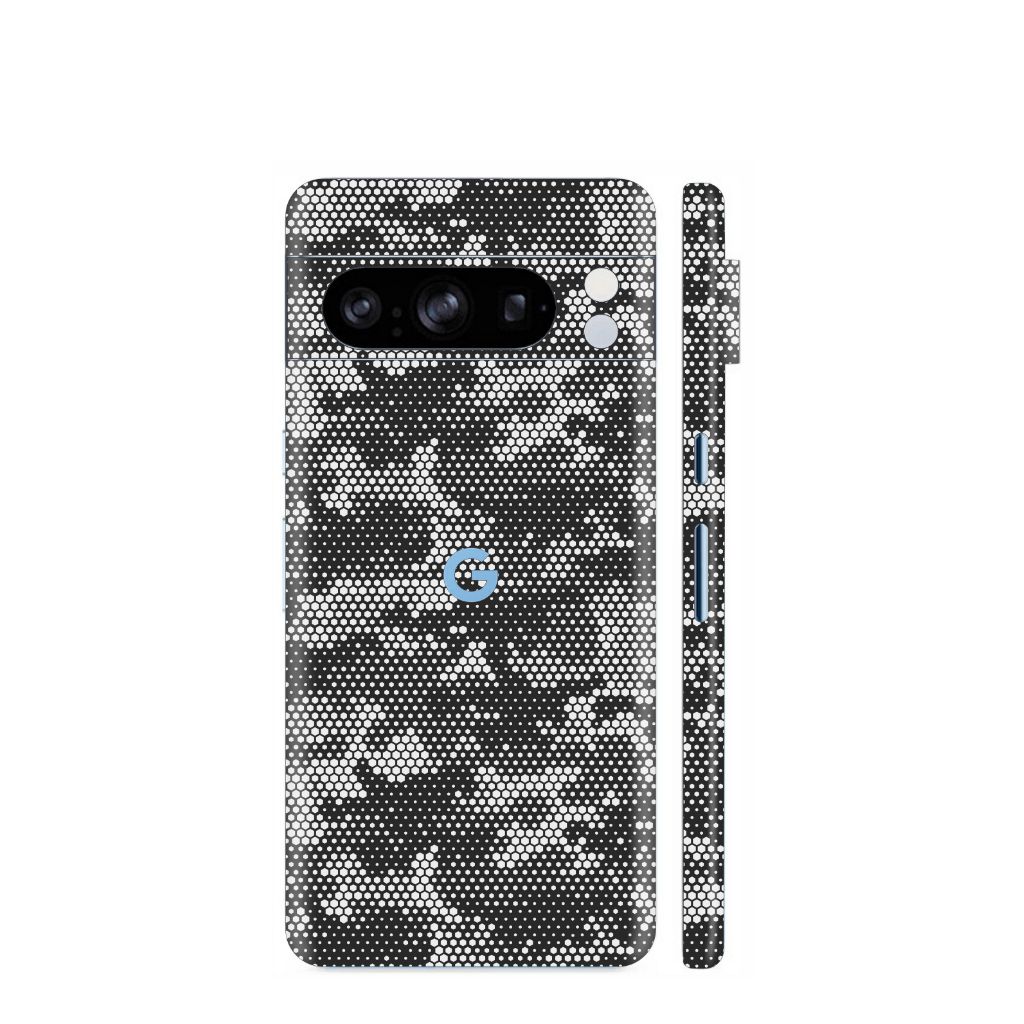 Dán skin điện thoại Pixel 8, Pixel 8 Pro full body và camera nhập khẩu chính hãng USA phụ kiện điện thoại huỳnh tân store - MAMBA BLUE - Warp Skin Collection