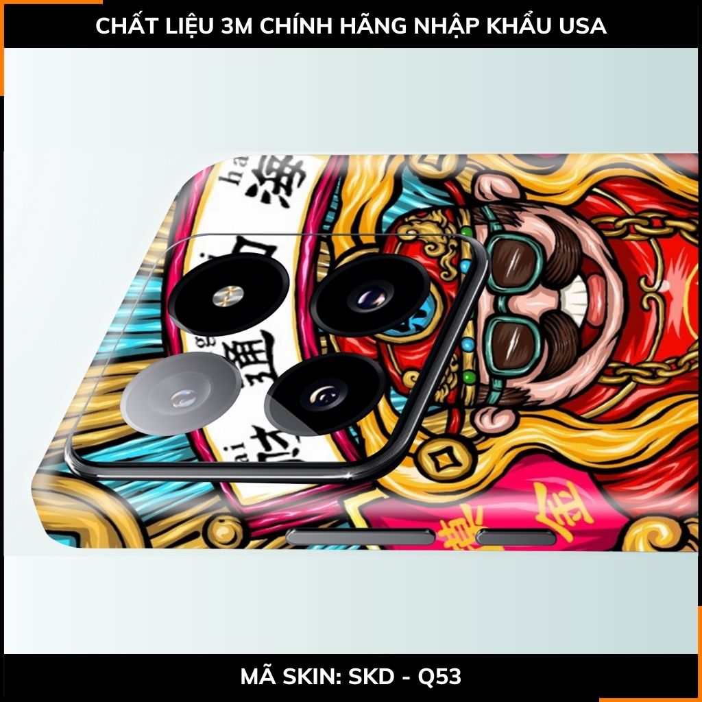 Dán skin điện thoại Xiaomi Mi 14 , Mi 14 Pro full body và camera nhập khẩu chính hãng USA in hình NEW YEAR 2024 - SKD Q53 phụ kiện điện thoại huỳnh tân store