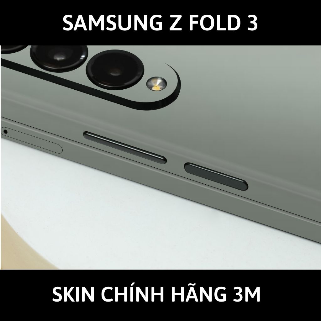 Skin 3m samsung galaxy Z Fold 4, Z Fold 3, Z Fold 2 full body và camera nhập khẩu chính hãng USA phụ kiện điện thoại huỳnh tân store - Battelship Grey - Warp Skin Collection
