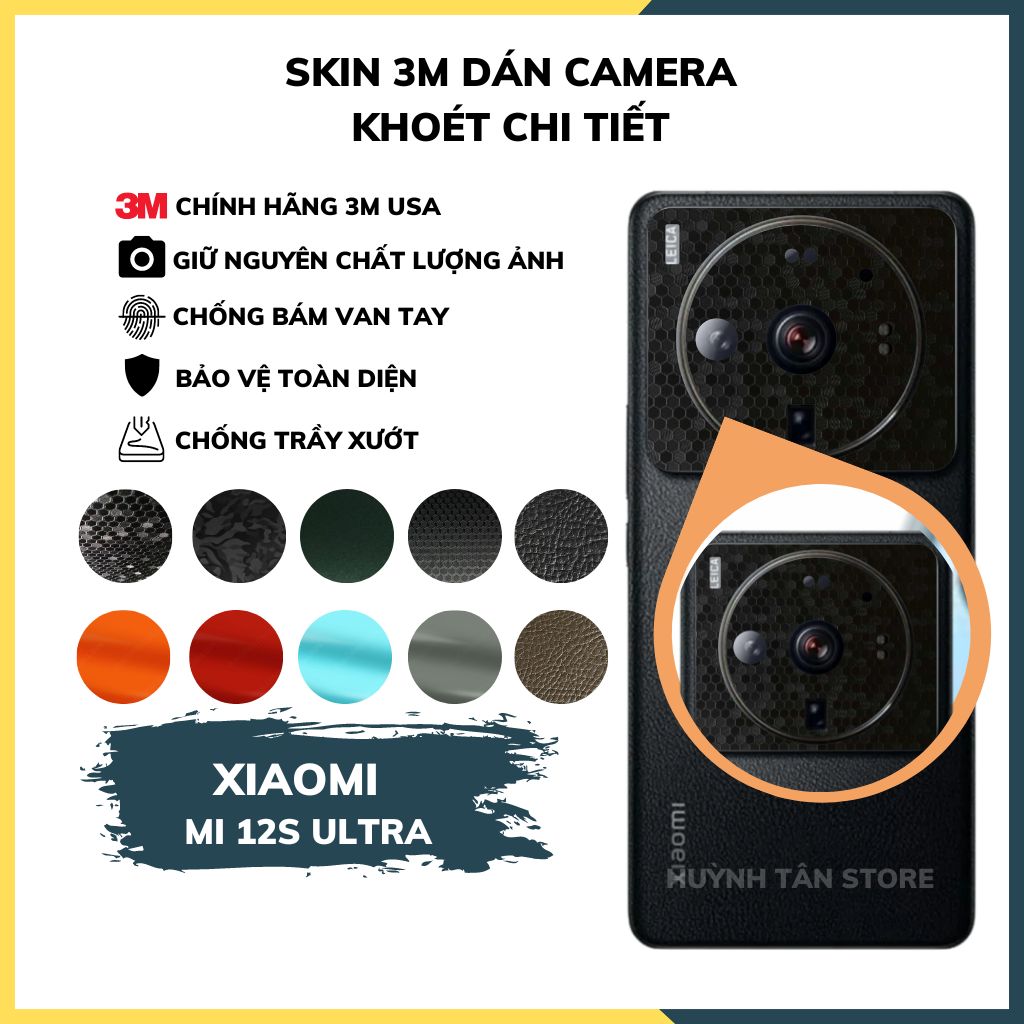 Miếng dán camera mi 12s ultra