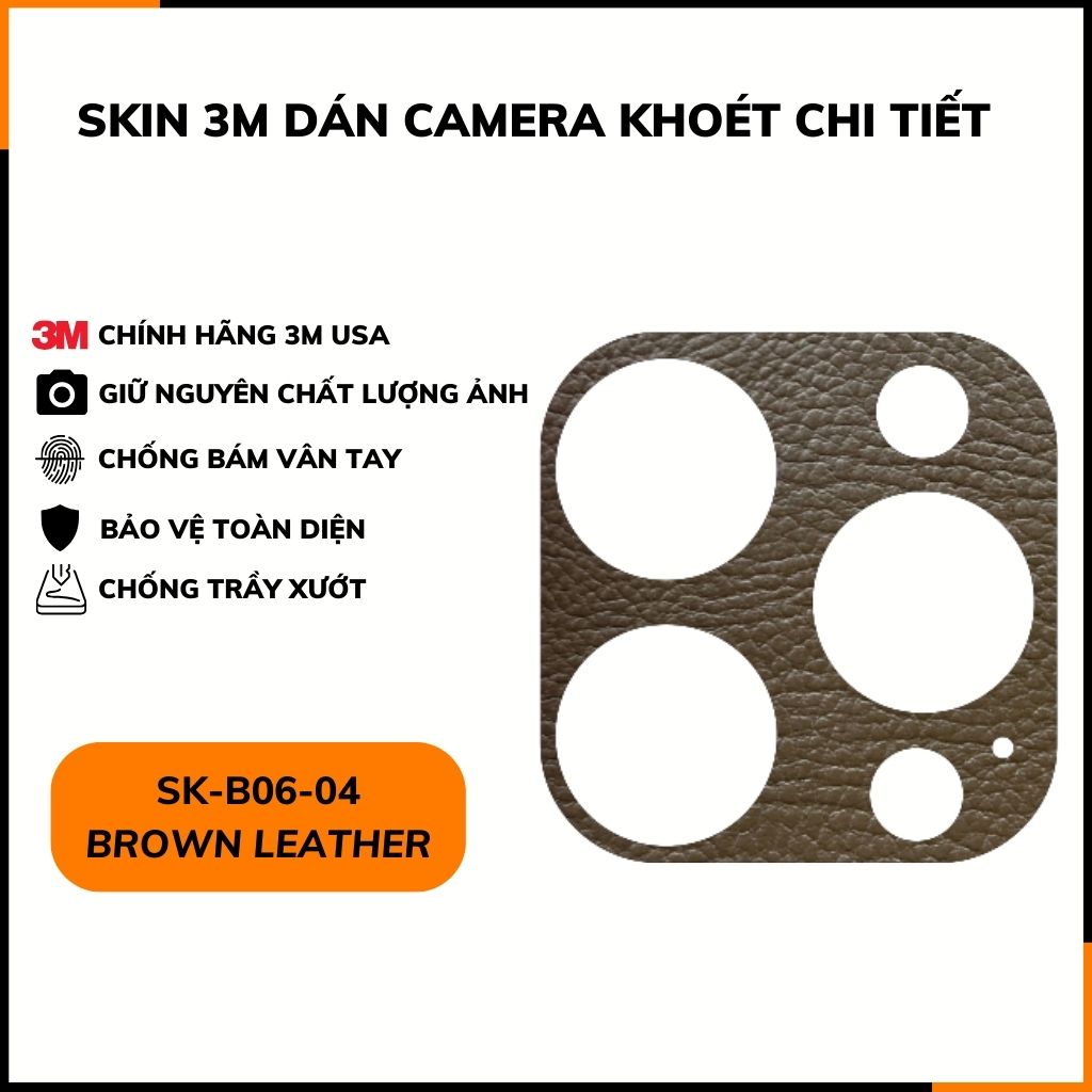 Skin 3m dán camera khoét lỗ chi tiết dành cho iphone 16 PRO , 16 PRO  MAX phụ kiện điện thoại huỳnh tân store
