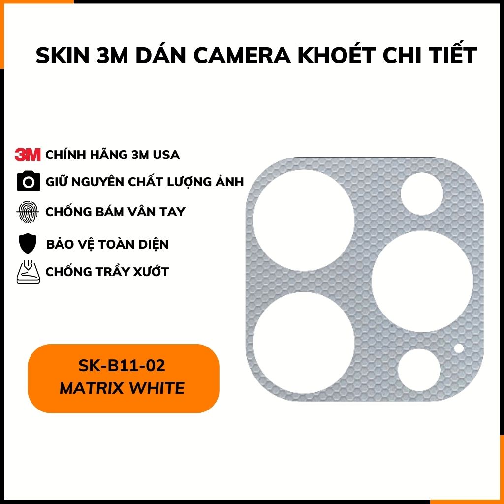 Skin 3m dán camera khoét lỗ chi tiết dành cho iphone 16 PRO , 16 PRO  MAX phụ kiện điện thoại huỳnh tân store