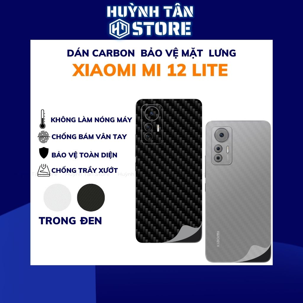 Miếng dán mi 12 lite carbon 