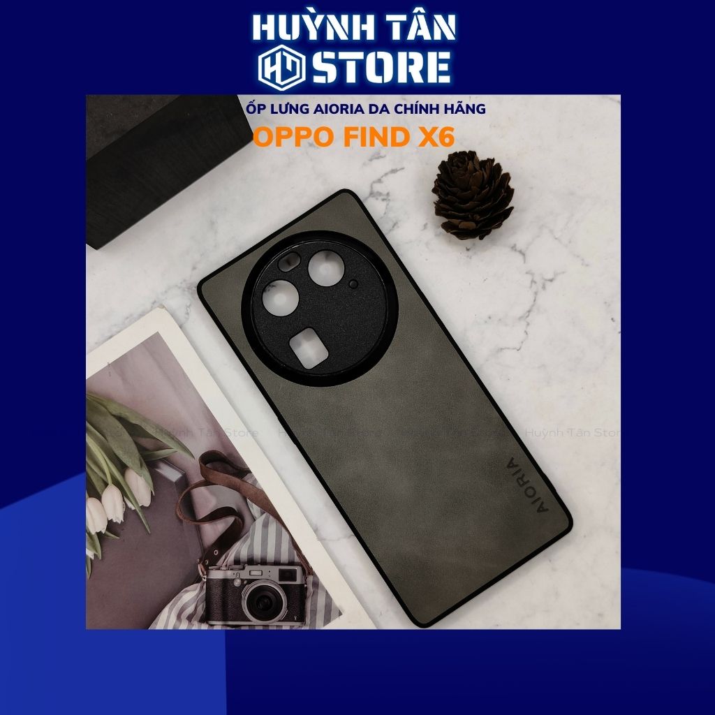 Ốp lưng oppo find x6 chống bám vân tay bảo vệ camera chính hãng AIORIA DA phụ kiện điện thoại huỳnh tân store