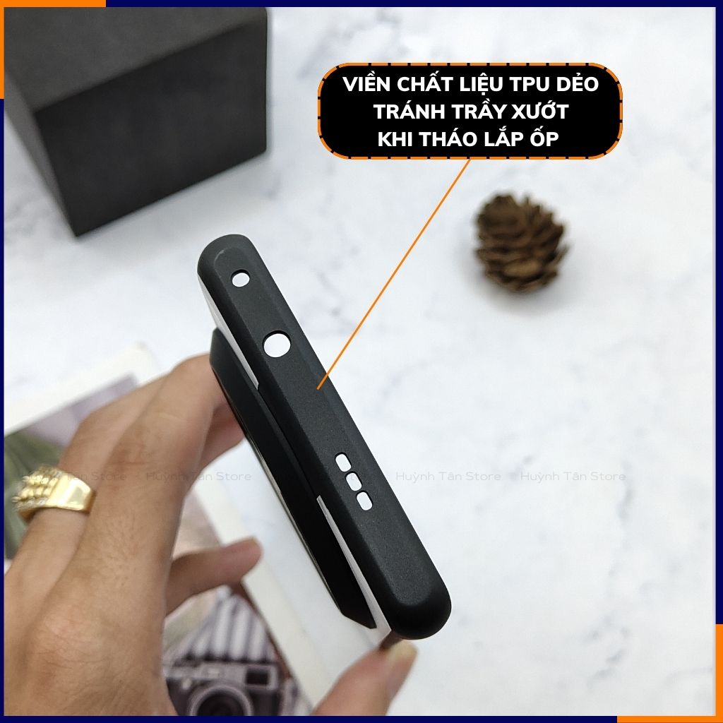 Ốp lưng find x6 nửa cạnh lưng nhám chống bám vân tay bảo vệ camera phụ kiện điện thoại huỳnh tân store