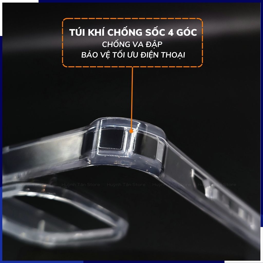 Ốp lưng chống sốc iphone 14 pro max clear color ver 3 trong suốt không ố vàng bảo vệ camera phụ kiện huỳnh tân store