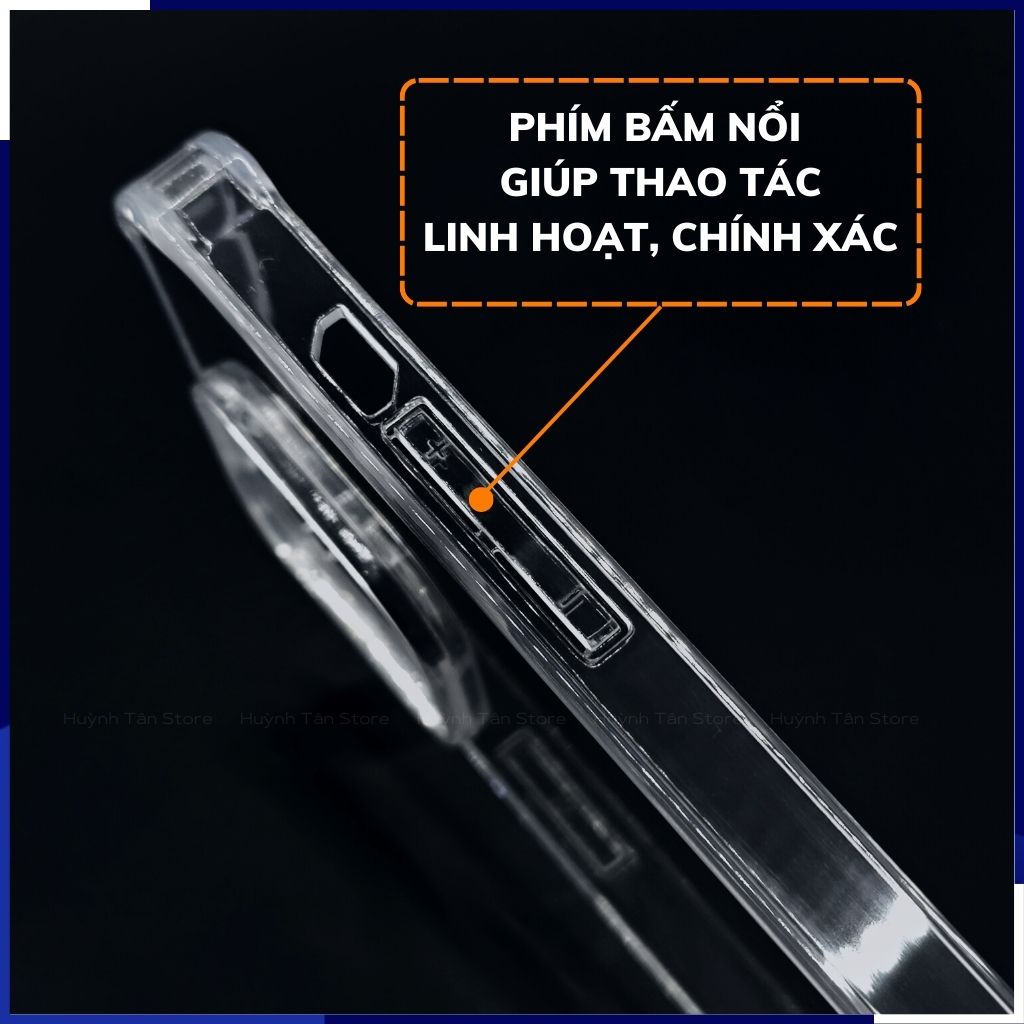Ốp lưng chống sốc iphone 14 pro clear color ver 3 trong suốt không ố vàng bảo vệ camera phụ kiện huỳnh tân store
