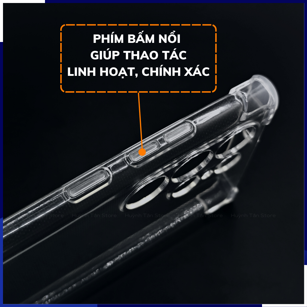 Ốp lưng samsung s22 ultra trong suốt chống sốc bảo vệ camera dẻo tpu 6D phụ kiện điện thoại huỳnh tân store