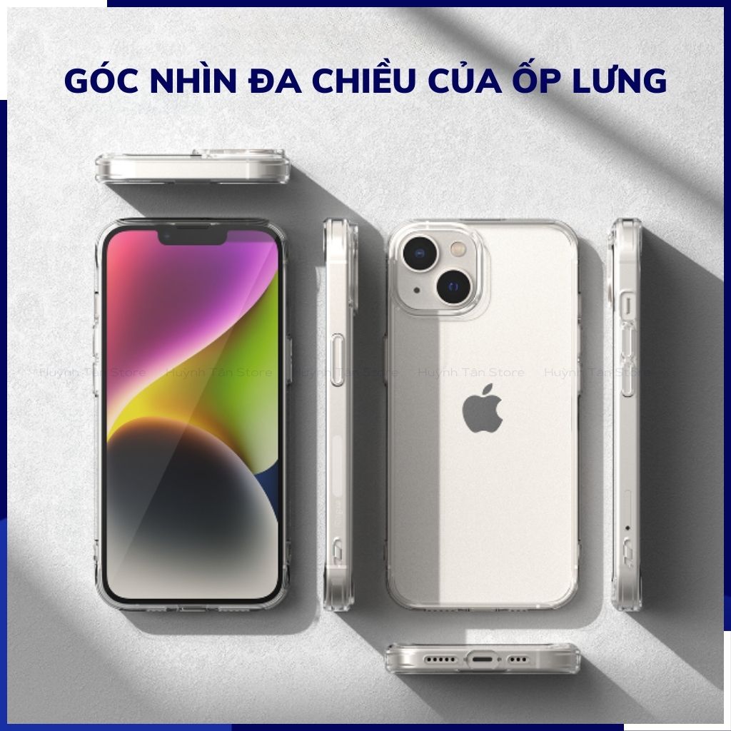 Ốp lưng iphone 14 plus chống sốc Ringke Fusion chính hãng Korea bảo vệ camera phụ kiện huỳnh tân store