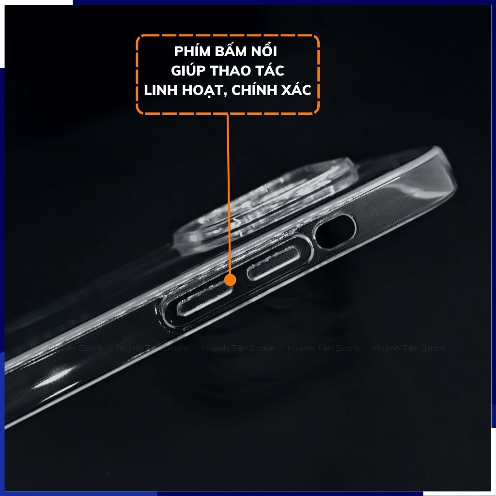 Ốp lưng iphone 14 pro trong suốt bảo vệ camera dẻo siêu mỏng chính hãng gor phụ kiện điện thoại huỳnh tân store