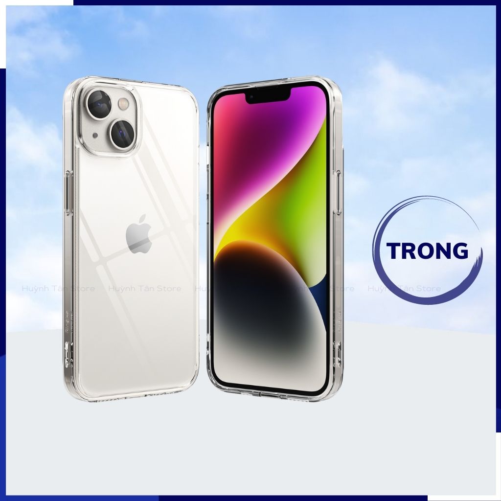 Ốp lưng iphone 14 chống sốc Ringke Fusion chính hãng Korea bảo vệ camera phụ kiện huỳnh tân store