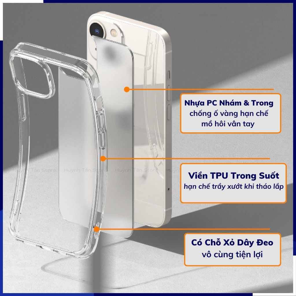 Ốp lưng iphone 14 chống sốc Ringke Fusion chính hãng Korea bảo vệ camera phụ kiện huỳnh tân store
