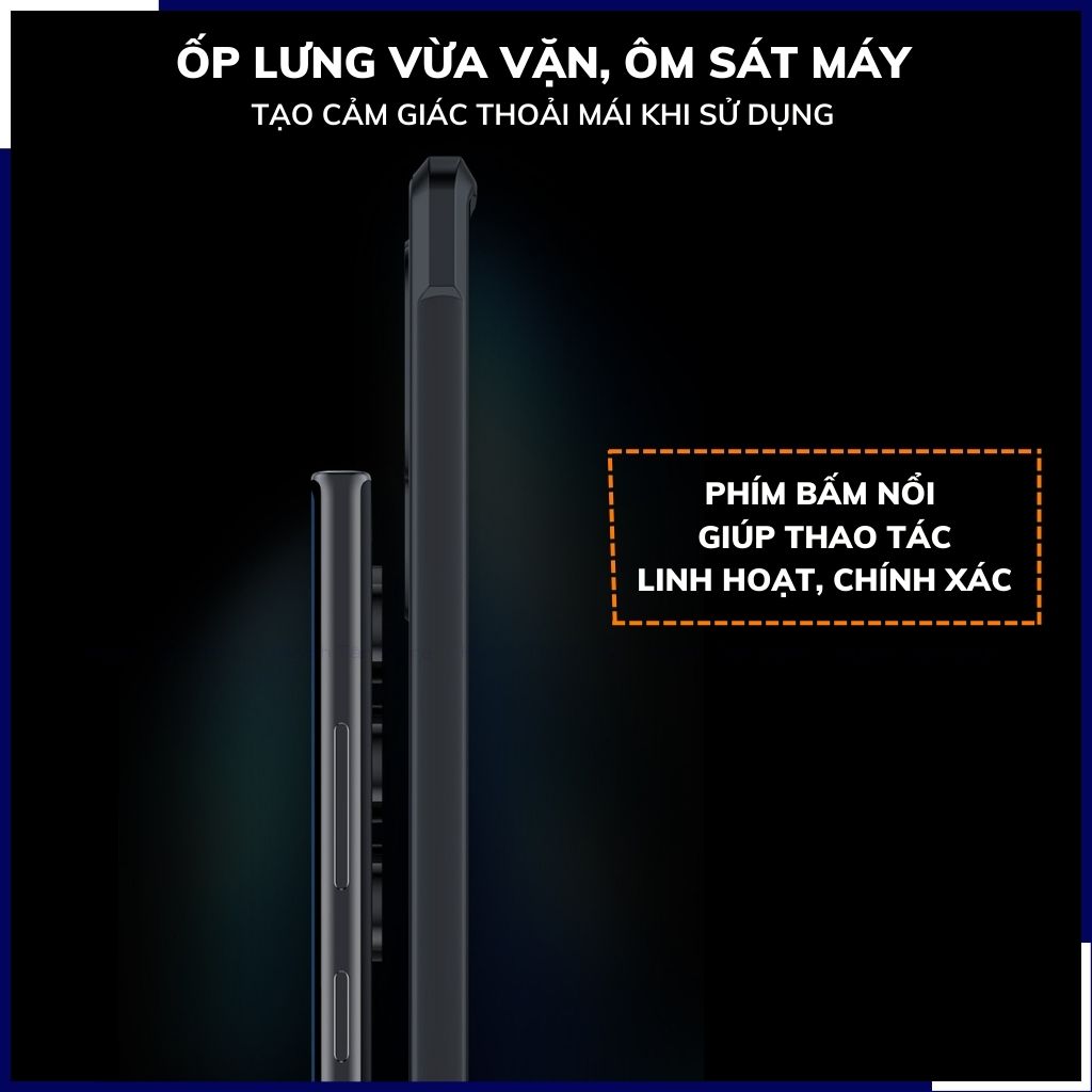 Ốp lưng samsung s23 ultra chống sốc xundd bảo vệ camera chính hãng chống ố vàng phụ kiện huỳnh tân store