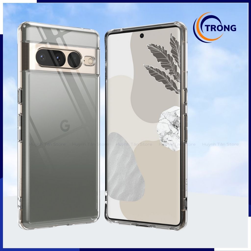 Ốp lưng pixel 7 pro chống sốc Ringke Fusion chính hãng Korea bảo vệ camera phụ kiện huỳnh tân store
