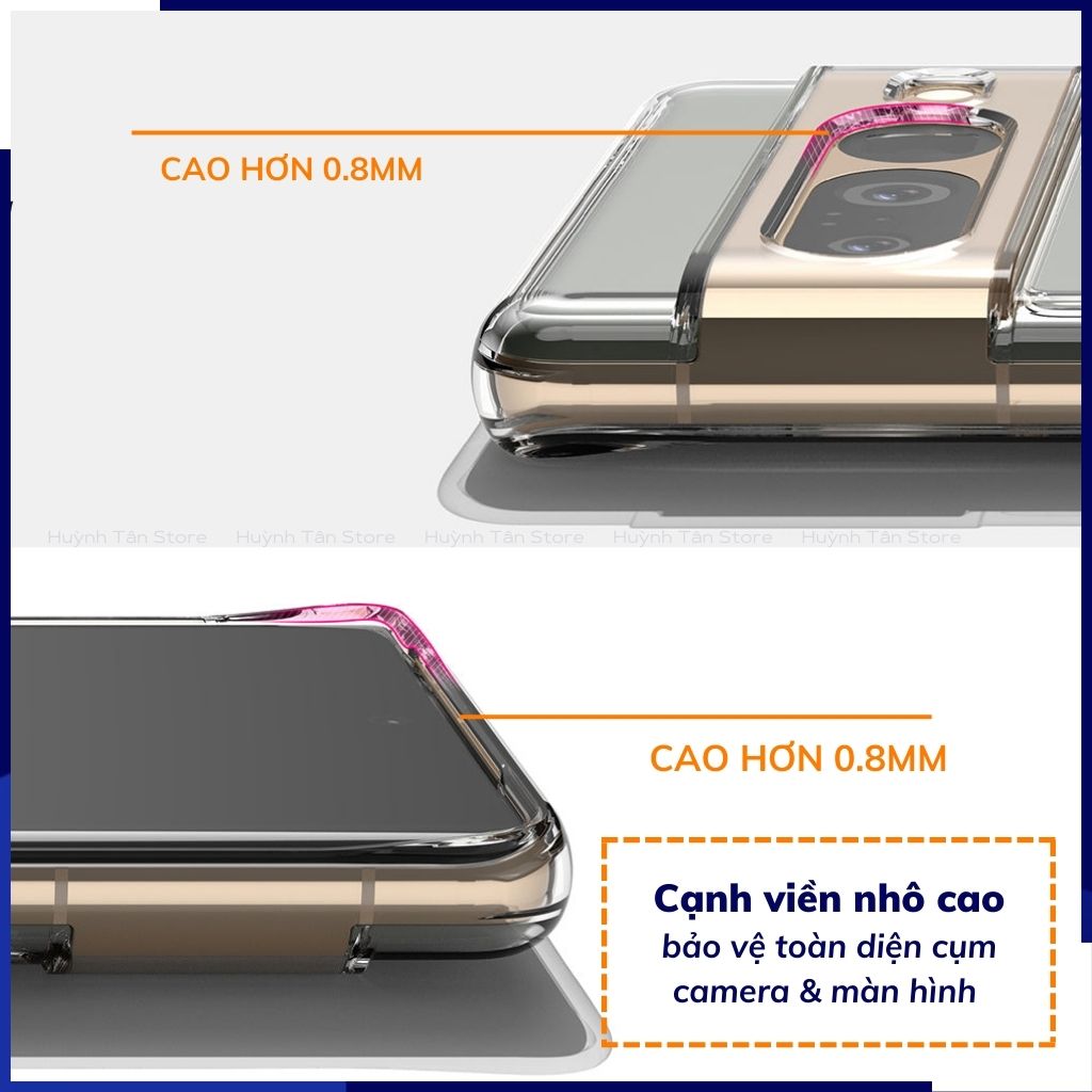 Ốp lưng pixel 7 pro chống sốc Ringke Fusion chính hãng Korea bảo vệ camera phụ kiện huỳnh tân store