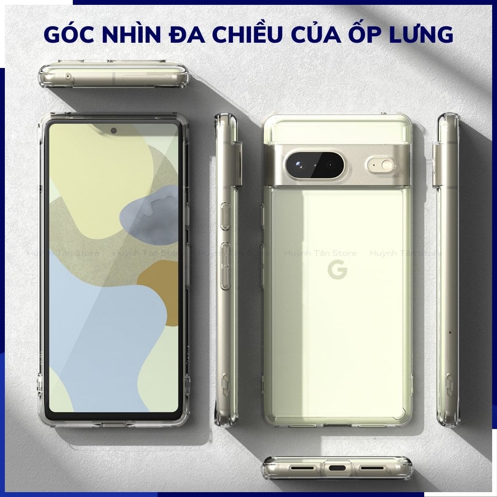 Ốp lưng pixel 7 chống sốc Ringke Fusion chính hãng Korea bảo vệ camera phụ kiện huỳnh tân store