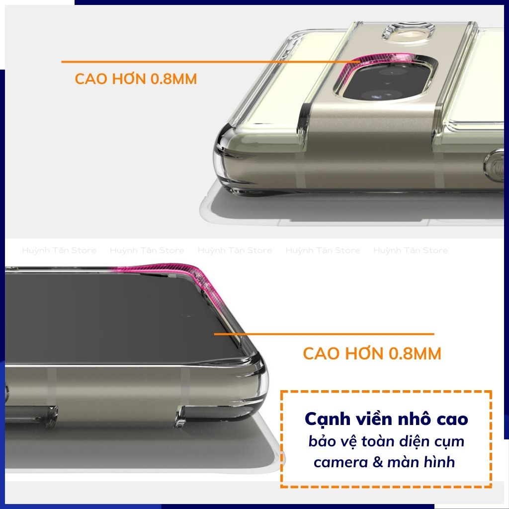 Ốp lưng pixel 7 chống sốc Ringke Fusion chính hãng Korea bảo vệ camera phụ kiện huỳnh tân store