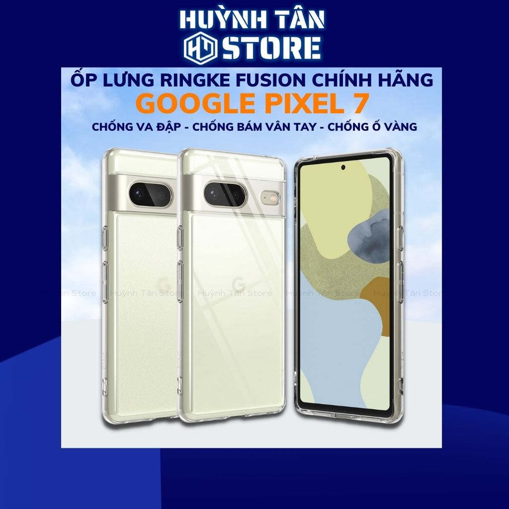 Ốp lưng pixel 7 chống sốc Ringke Fusion chính hãng Korea bảo vệ camera phụ kiện huỳnh tân store