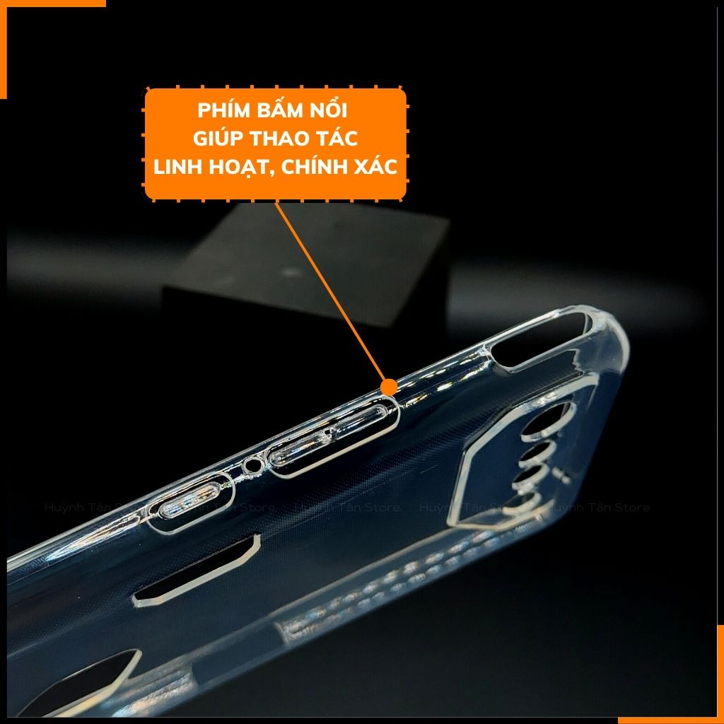 Ốp lưng Rog 9 / Rog 8 / Rog 7 silicon trong suốt chính hãng GOR bảo vệ camera phụ kiện điện thoại huỳnh tân store