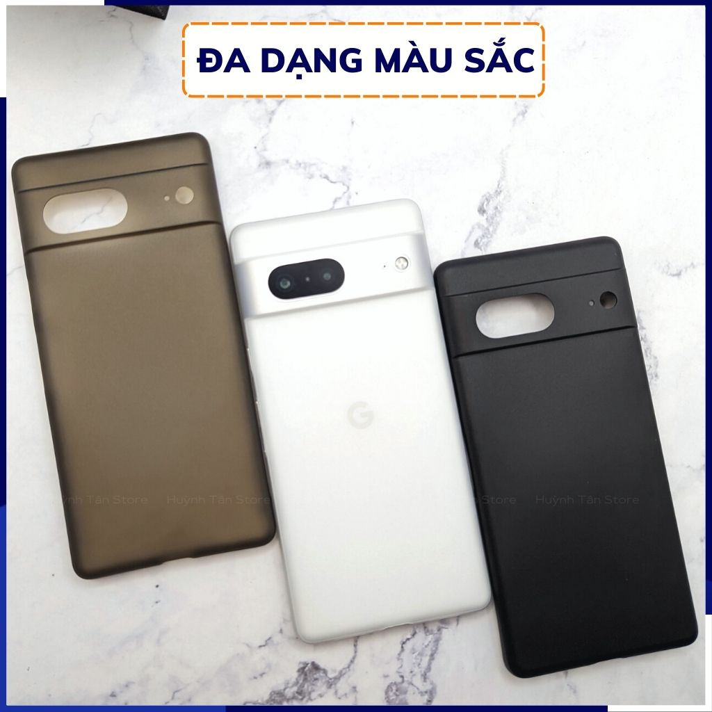 Ốp lưng pixel 7 dẻo nhựa siêu mỏng giấy chống bám vân tay bảo vệ camera phụ kiện huỳnh tân store
