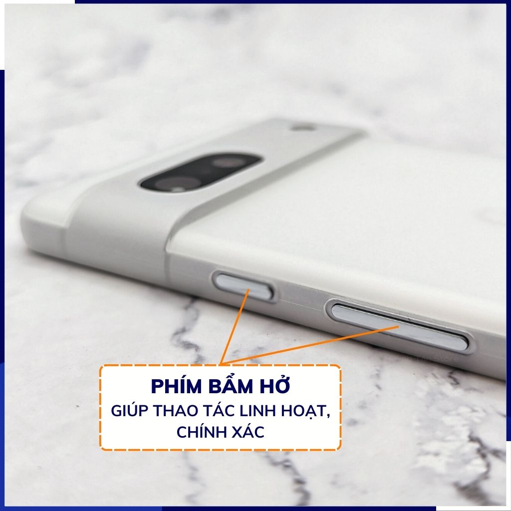 Ốp lưng pixel 7 dẻo nhựa siêu mỏng giấy chống bám vân tay bảo vệ camera phụ kiện huỳnh tân store
