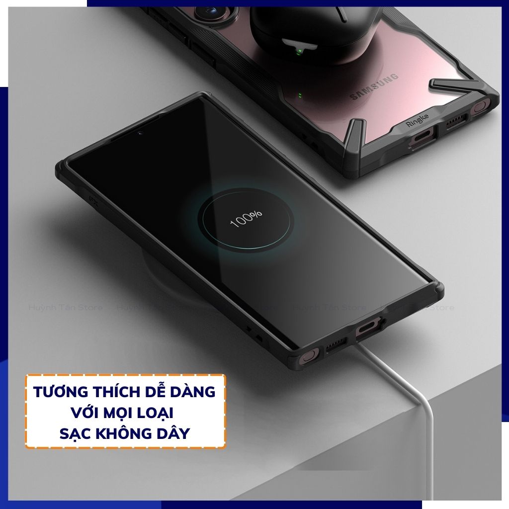 Ốp lưng samsung s23, s23 plus chống sốc Ringke Fusion X chính hãng Korea bảo vệ camera phụ kiện huỳnh tân store