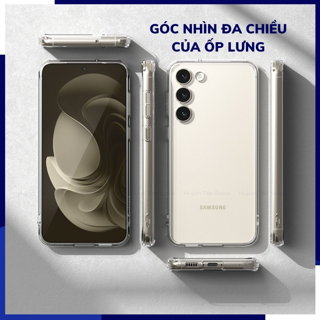 Ốp lưng samsung s23, s23 plus chống sốc Ringke Fusion X chính hãng Korea bảo vệ camera phụ kiện huỳnh tân store
