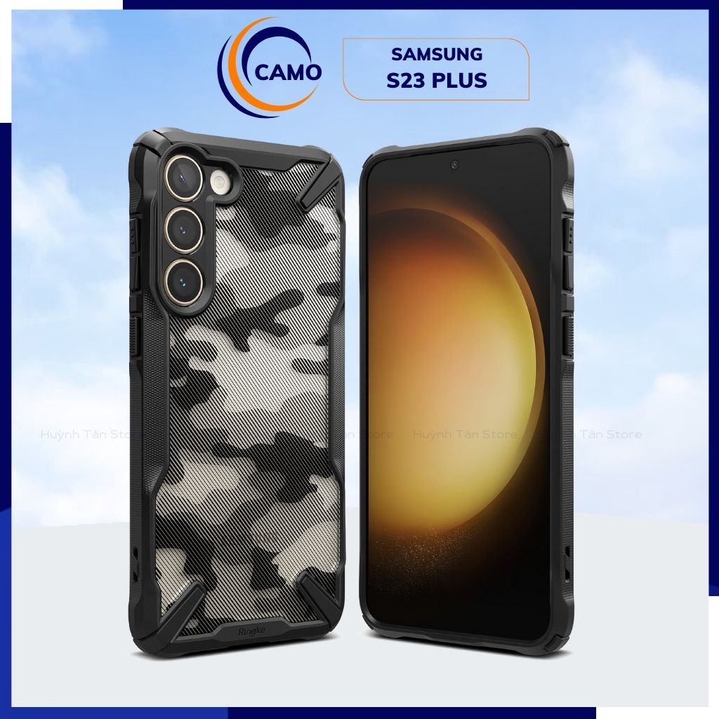 Ốp lưng samsung s23, s23 plus chống sốc Ringke Fusion X chính hãng Korea bảo vệ camera phụ kiện huỳnh tân store