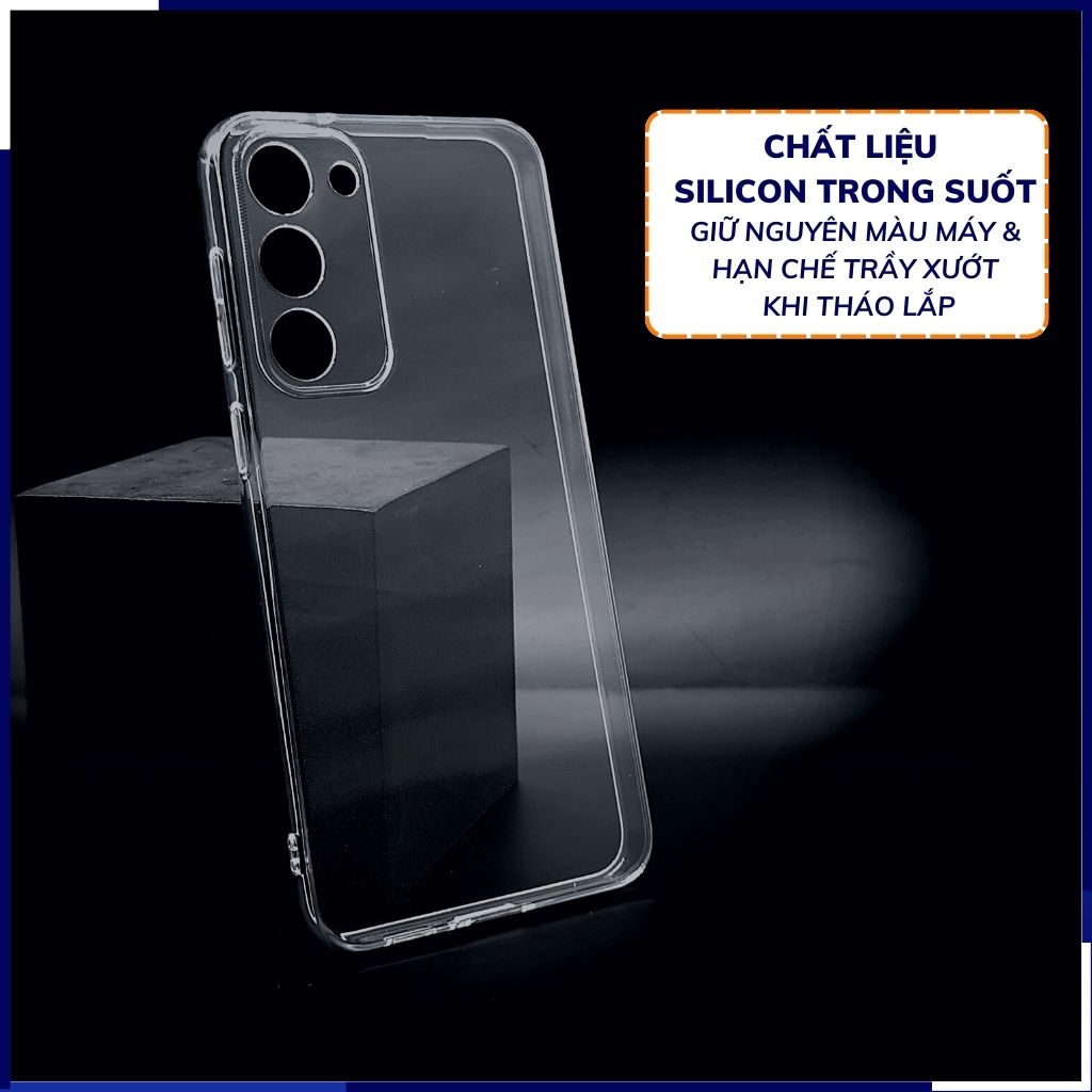 Ốp lưng samsung s23 trong suốt bảo vệ camera dẻo siêu mỏng chính hãng gor phụ kiện điện thoại huỳnh tân store